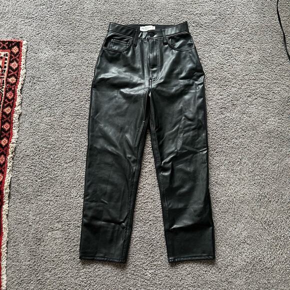 Abercrombie Ultra High Rise Ankle Straight Jeans - Picture 1 of 7